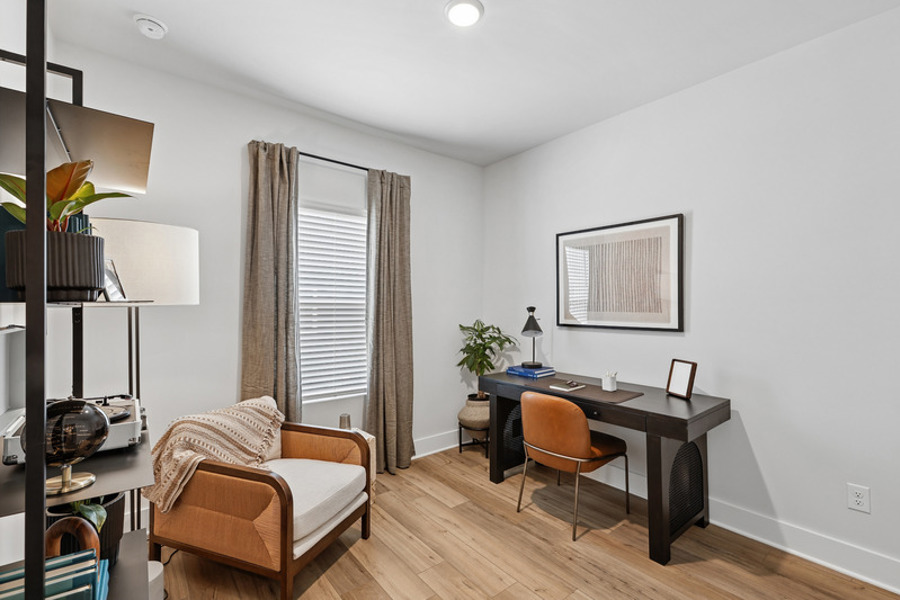 staged living room